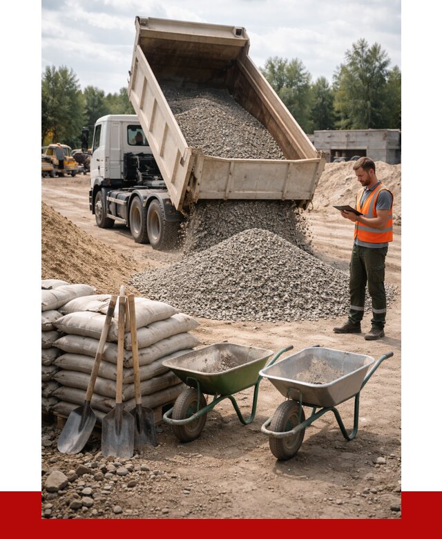 Доставка нерудных материалов в Реутове от 1249 руб. | ПРОНЕРУДРтв