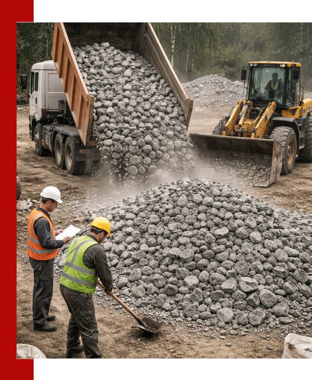 Гранитный щебень фракция 70-150 доставка в Реутове