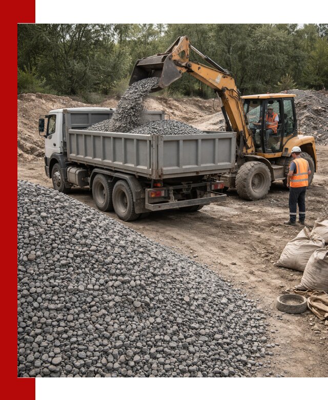 Доставка гравийного щебня в Реутове оптом и в розницу