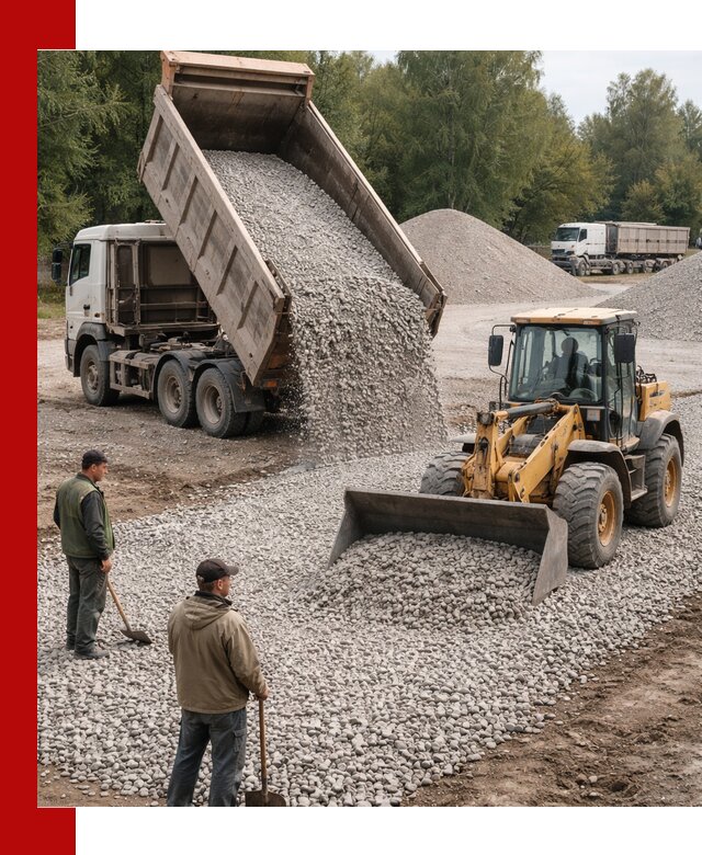 Купить гравийный щебень фракция 20-40 в Реутове с доставкой