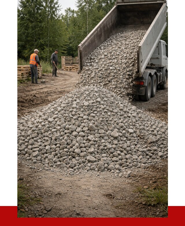 гравийный щебень фракция 70-120 в Реутове от 2550 р. ПРОНЕРУДРтв