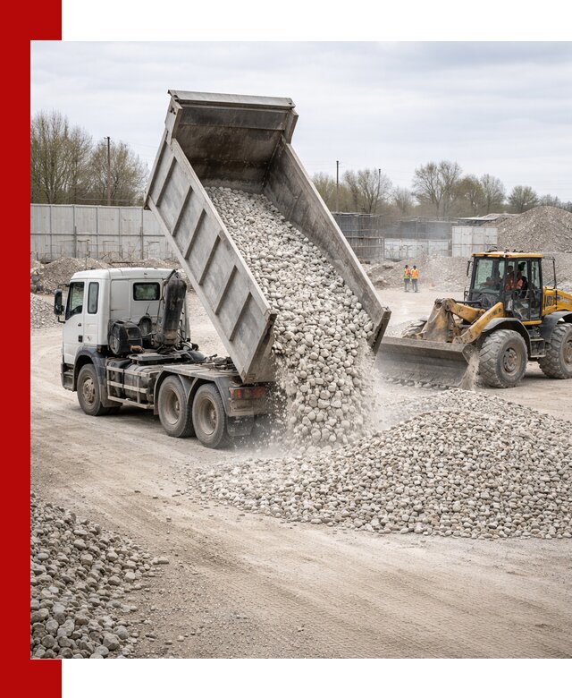 Доставка и продажа известнякового щебня в Реутове