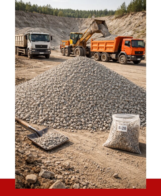 Доломитовый щебень фр. 5-20 в Реутове от 4371 р. | ПРОНЕРУДРтв