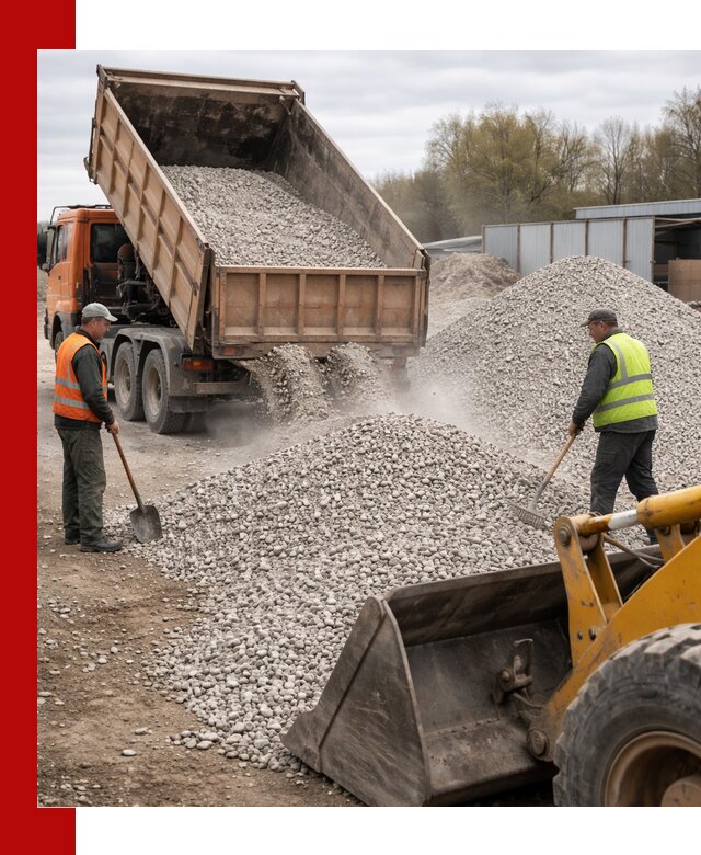 Доломитовый щебень фракции 5-20 с доставкой в Реутове