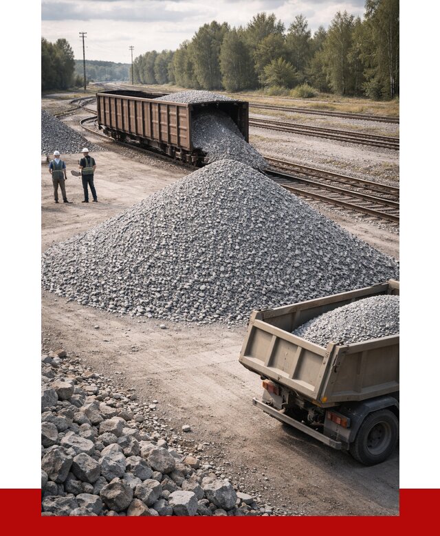 Железнодорожный щебень 20-60 в Реутове от 1769 р. | ПРОНЕРУДРтв