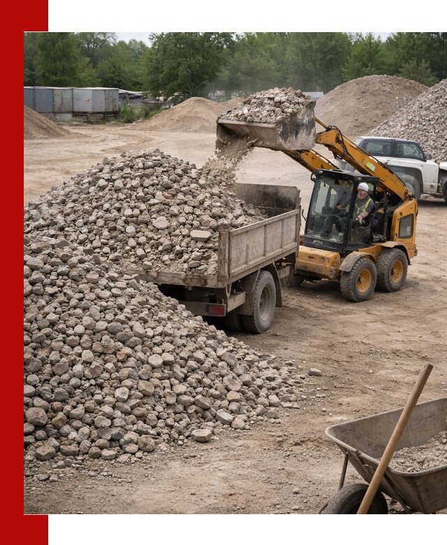 Доставка вторичного щебня в Реутове для строительных работ