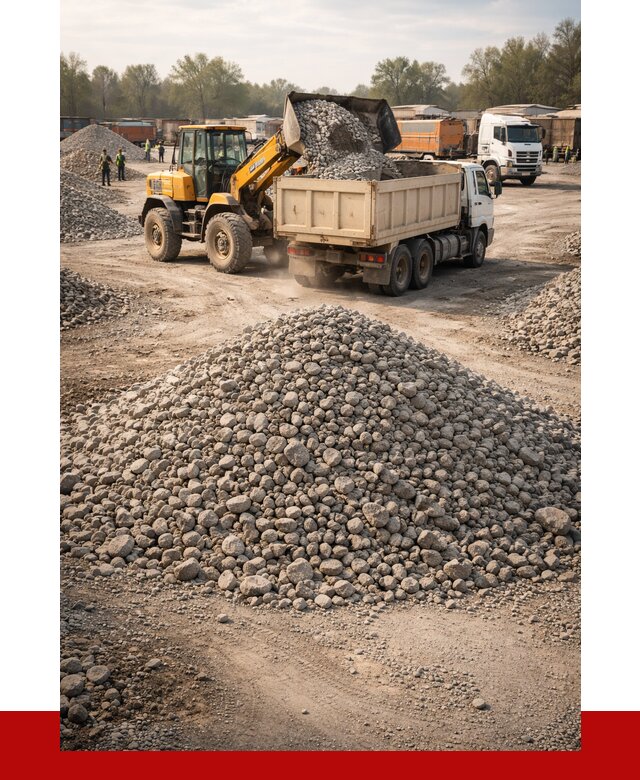 Вторичный щебень фракция 40-70 в Реутове от 1811 р, ПРОНЕРУДРтв