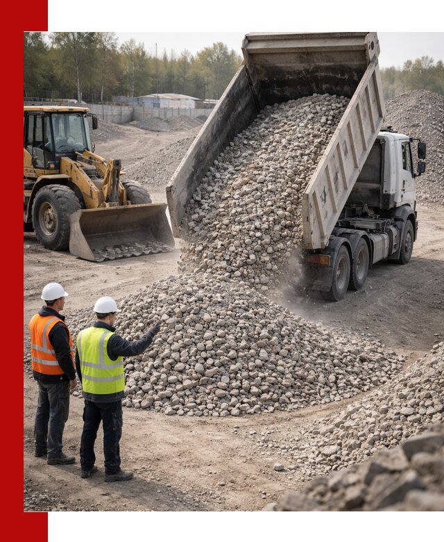 Вторичный щебень фракция 40–70 доставка в Реутове