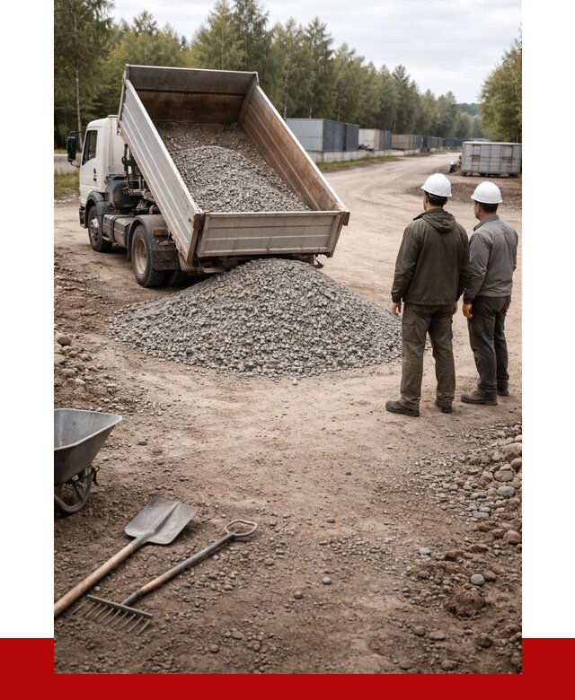 Бетонный щебень фракция 5-20 в Реутове от 3330 р., ПРОНЕРУДРтв