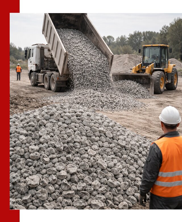 Доставка бетонного щебня фракции 20-40 в Реутове