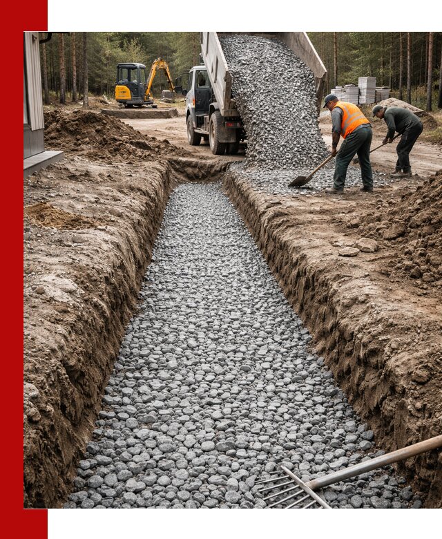 Щебень для дренажа с доставкой в Реутове высокого качества