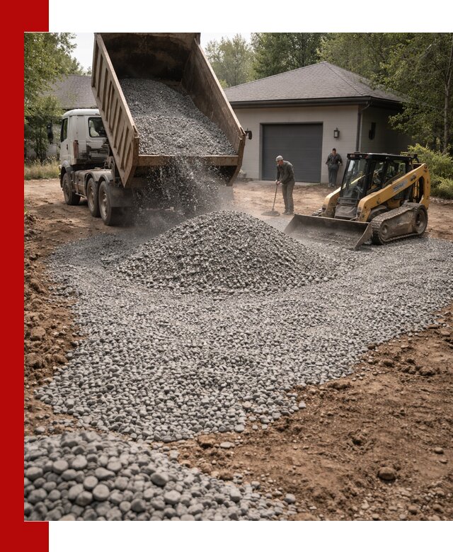 Щебень для парковки в Реутове: доставка и укладка качественного материала