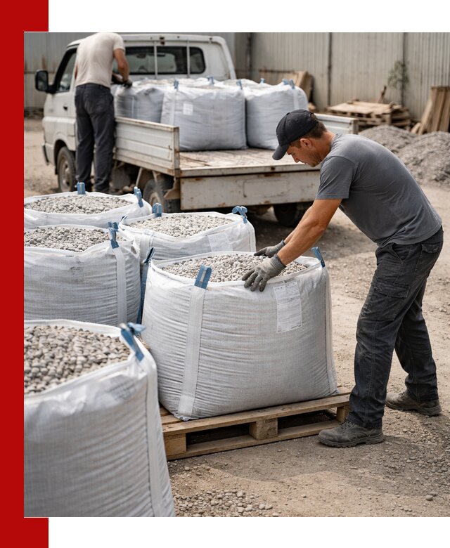 Доставка щебня в мешках по выгодным ценам в Реутове