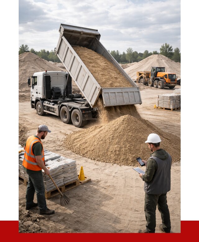Карьерный песок с доставкой в Реутове от 3747 р. ПРОНЕРУДРтв