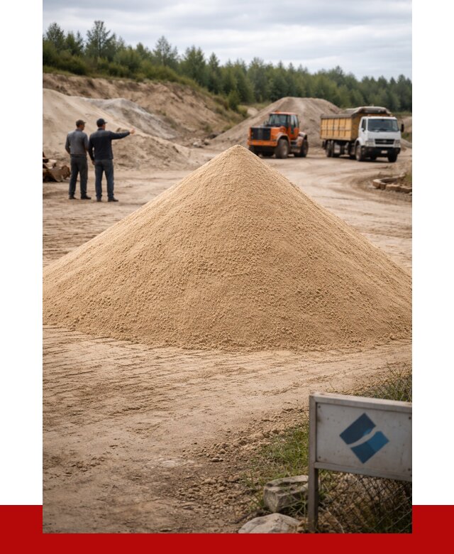 Карьерный песок навалом в Реутове от 1873 р. | ПРОНЕРУДРтв