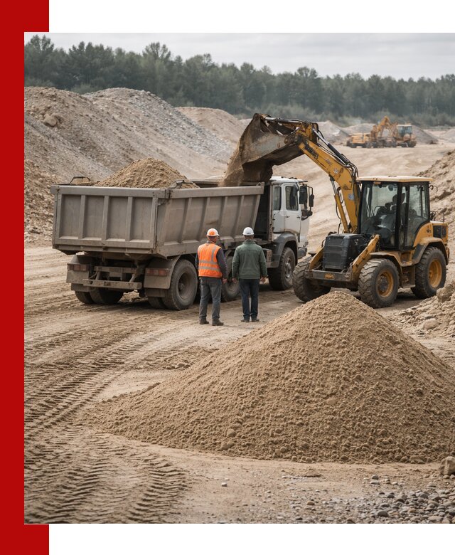 Карьерный среднезернистый песок с доставкой в Реутове