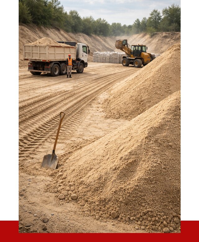 Карьерный песок мелкозернистый в Реутове от 9366 р. | ПРОНЕРУДРтв