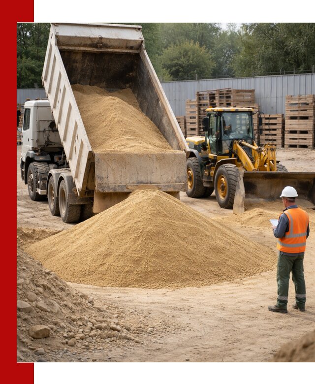 Доставка карьерного мелкозернистого песка в Реутове