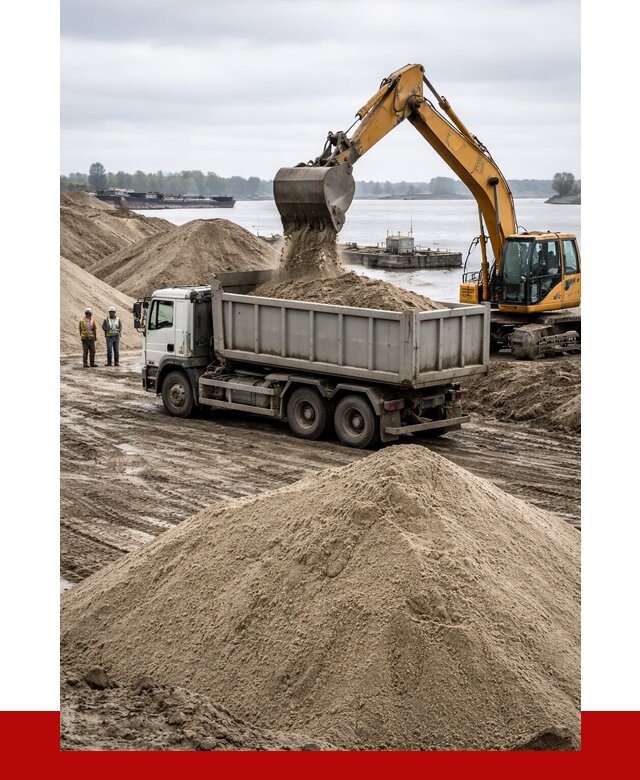 Купить речной песок навалом в Реутове от 1873 р., ПРОНЕРУДРтв