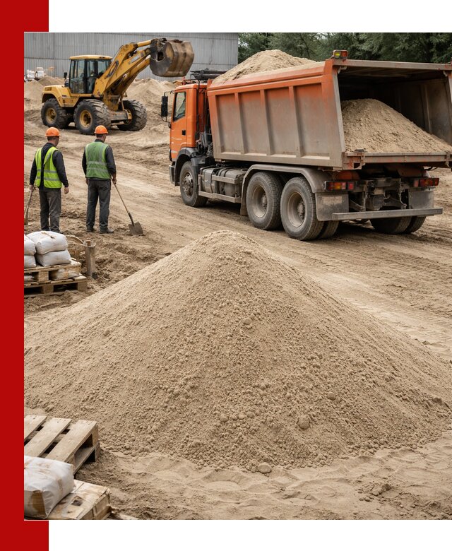 Доставка и продажа мытого речного песка в Реутове
