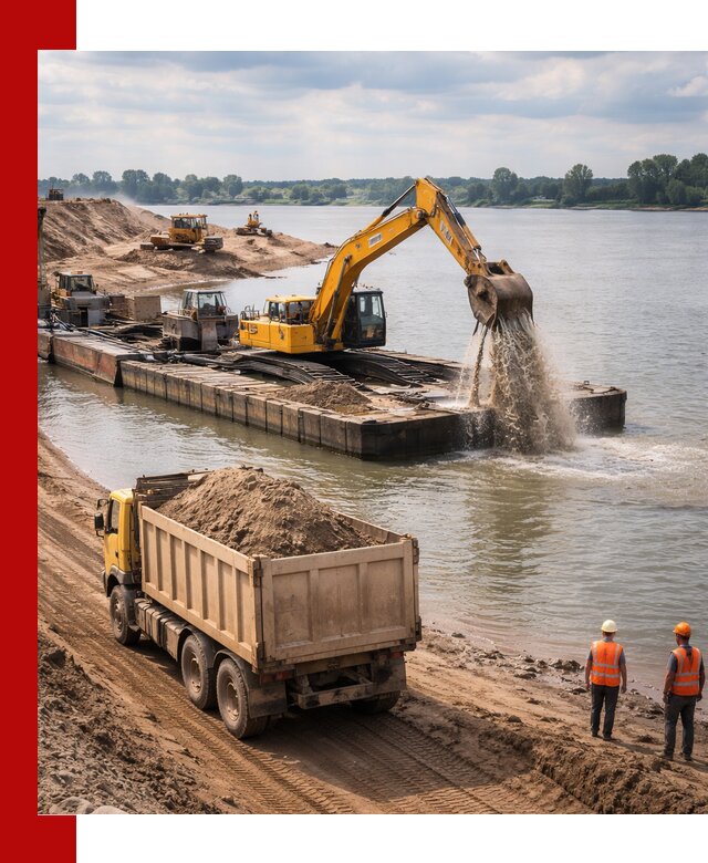 Намывной песок с доставкой в Реутове оптом и в розницу