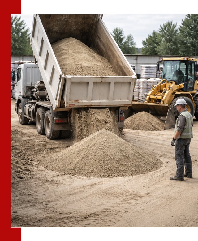 Поставка и доставка песка для бетона в Реутове