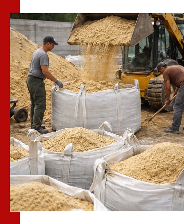 Поставка качественного песка для кладки в Реутове