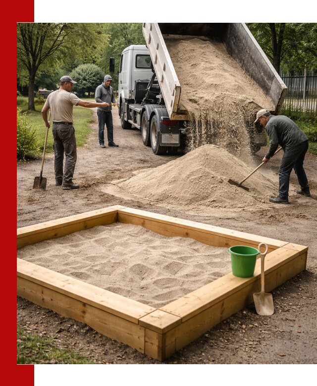 Песок для песочницы с доставкой в Реутове недорого и чистый