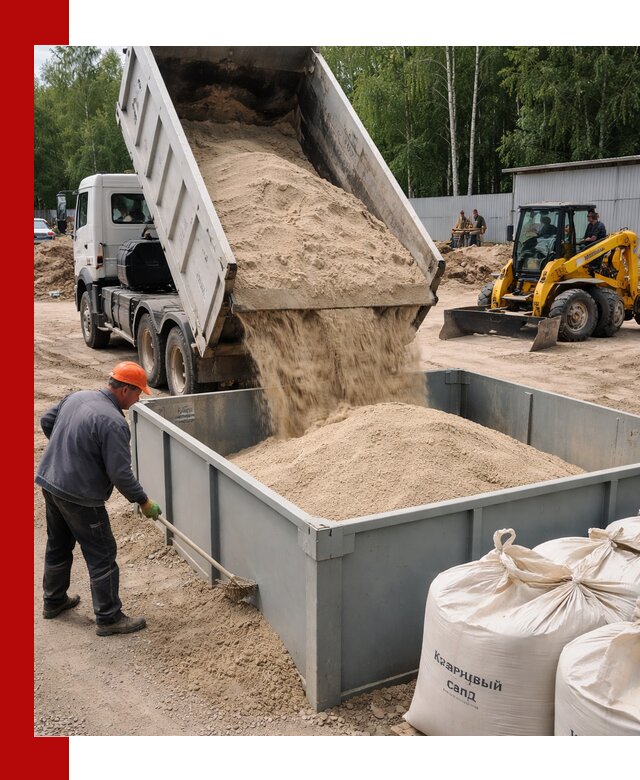 Кварцевый песок для фильтра в Реутове — доставка и качество