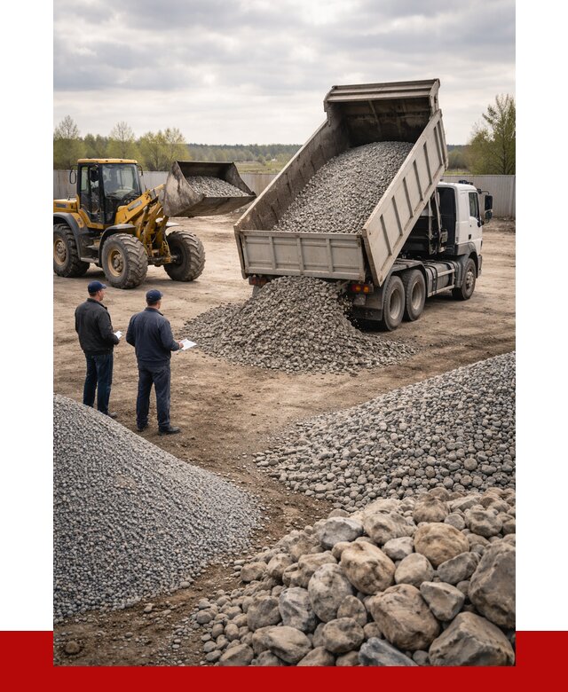 Гравий и камень с доставкой в Реутове от 4371 р. - ПРОНЕРУДРтв