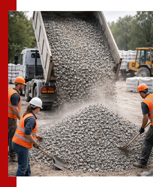Доставка гравия и камня в Реутове оптом и в розницу