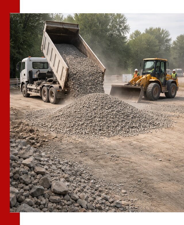 Гравий фракция 5–20 доставка в Реутове оптом и в розницу