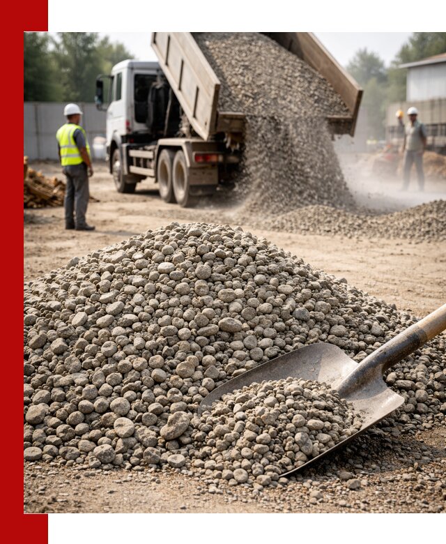 Доставка гравия фракции 20-40 в Реутове с самосвалами