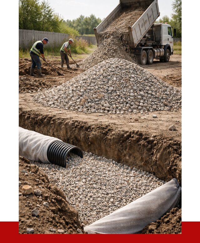 Гравий для дренажа в Реутове от 2290 р., доставка ПРОНЕРУДРтв