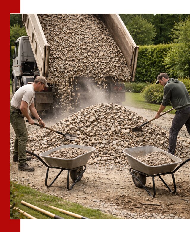 Доставка и продажа декоративной гальки в Реутове