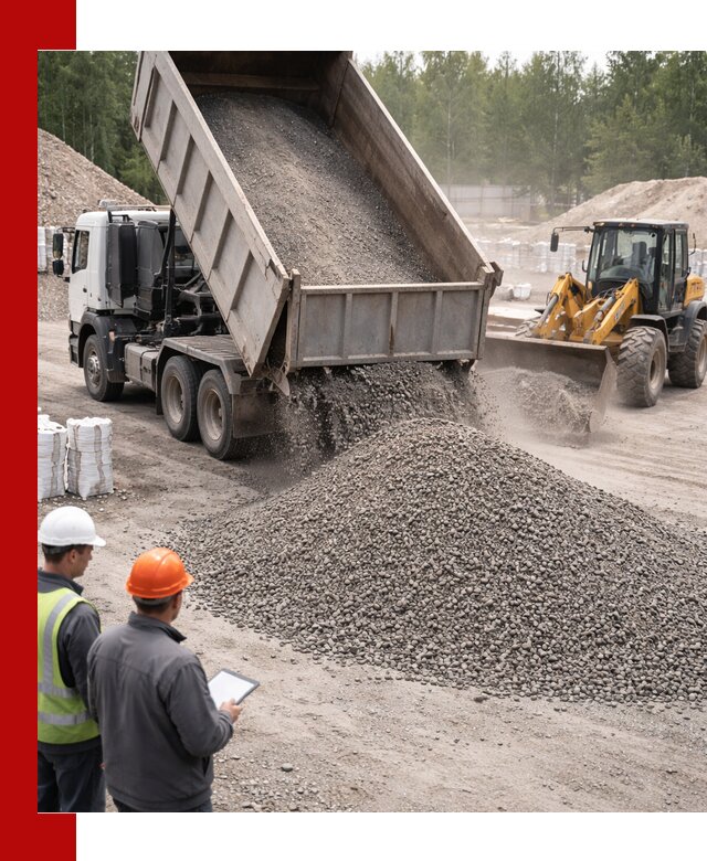 Доставка и продажа гранитного отсева 0-10 в Реутове