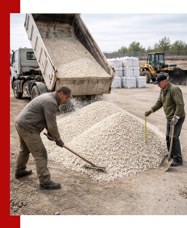Мраморная крошка с доставкой и разгрузкой в Реутове