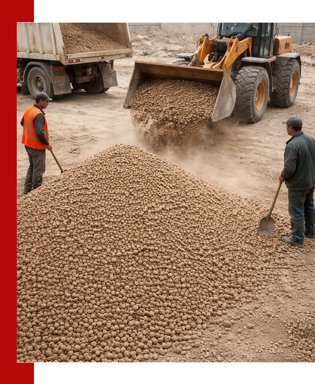 Керамзит фракция 10-20 с доставкой в Реутове