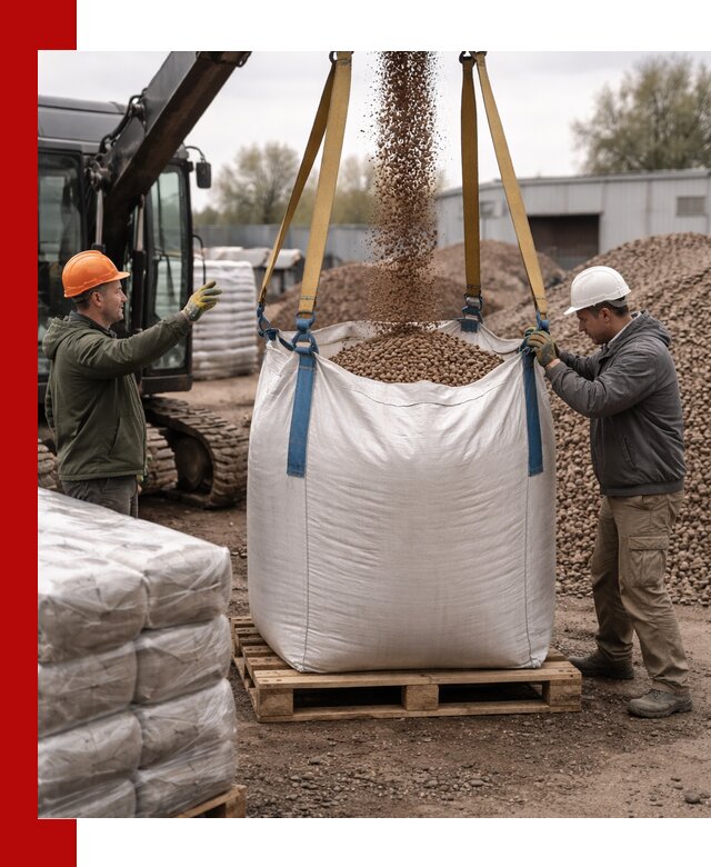 Керамзит в биг-бегах с доставкой в Реутове