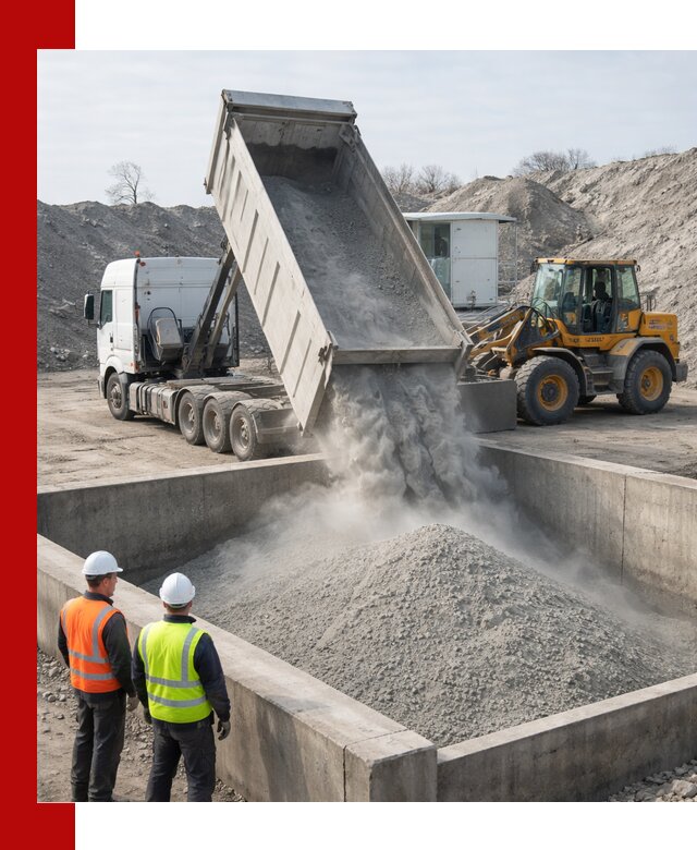 Доставка цемента навалом в Реутове крупными партиями