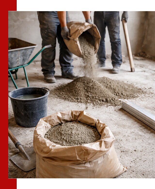 Доставка сухой смеси для стяжки в Реутове