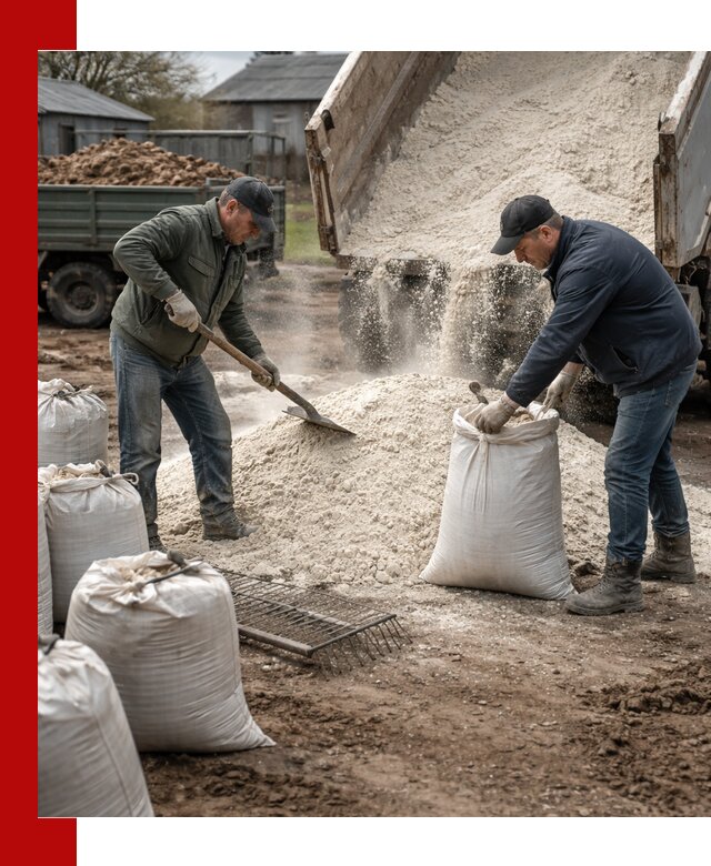 Доставка извести пушонки в Реутове оптом и мелким оптом