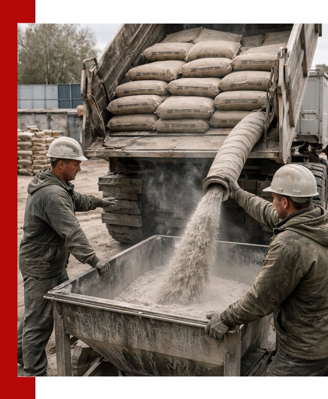 Доставка цемента М400 в Реутове оптом и в розницу