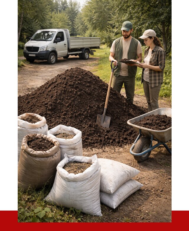 Купить грунт с доставкой в Реутове от 4683 р. за м3 | ПРОНЕРУДРтв