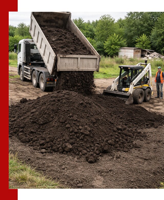 Поставка плодородной земли с доставкой самосвалом в Реутове