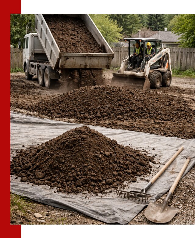 Грунт для отсыпки участка с доставкой в Реутове