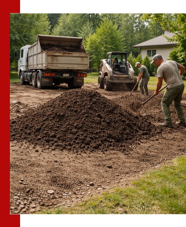 Доставка и укладка грунта для газона в Реутове