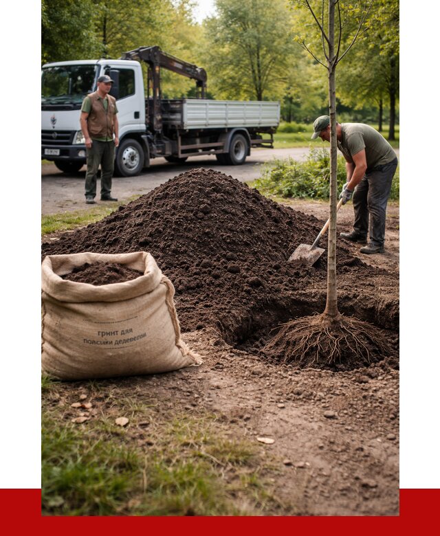 Грунт для посадки деревьев в Реутове от 1249 р. | ПРОНЕРУДРтв