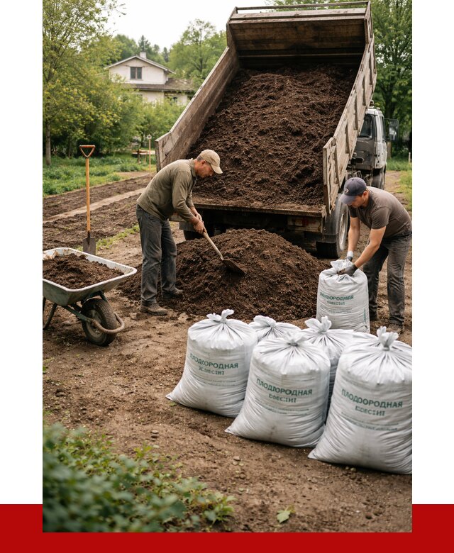 Плодородная смесь в Реутове от 4371 р./куб с доставкой | ПРОНЕРУДРтв