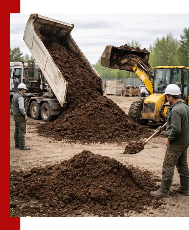Доставка торфа оптом и в мешках в Реутове